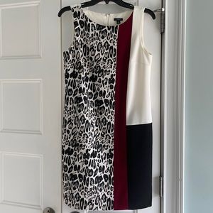 Ann Taylor 6P sheath dress. Classy & fun. Worn 2x!